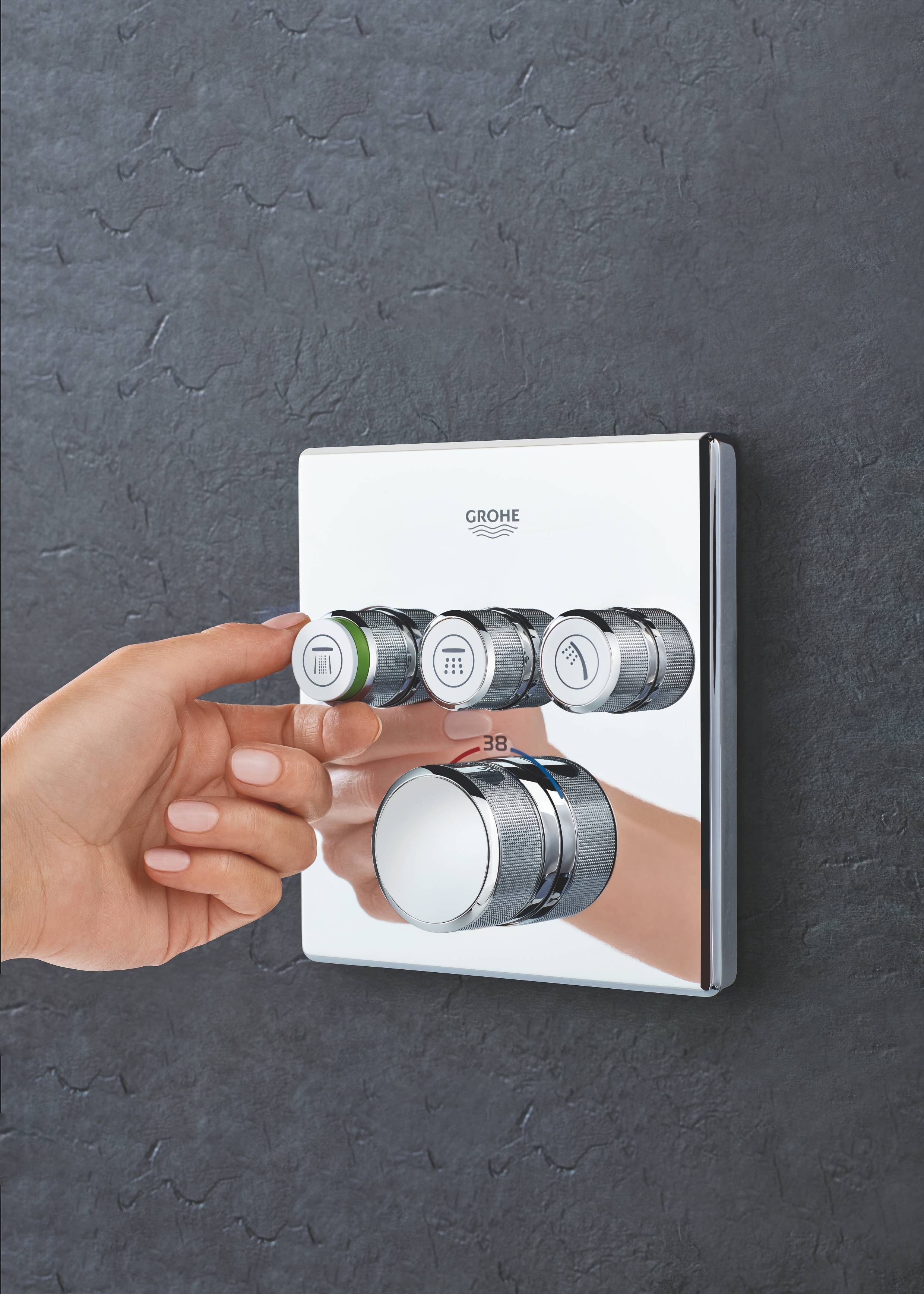 Термостат для ванны с душем Grohe Grohtherm SmartControl 29126000 хром