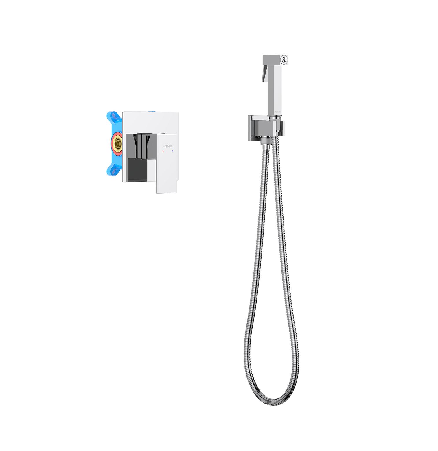 Гигиенический душ со смесителем Aquatek Либра AQ1619CR хром