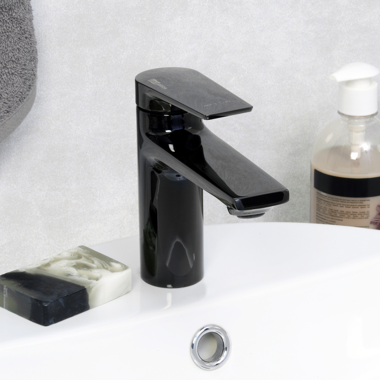 Смеситель для раковины WasserKraft Glan 6603 черный