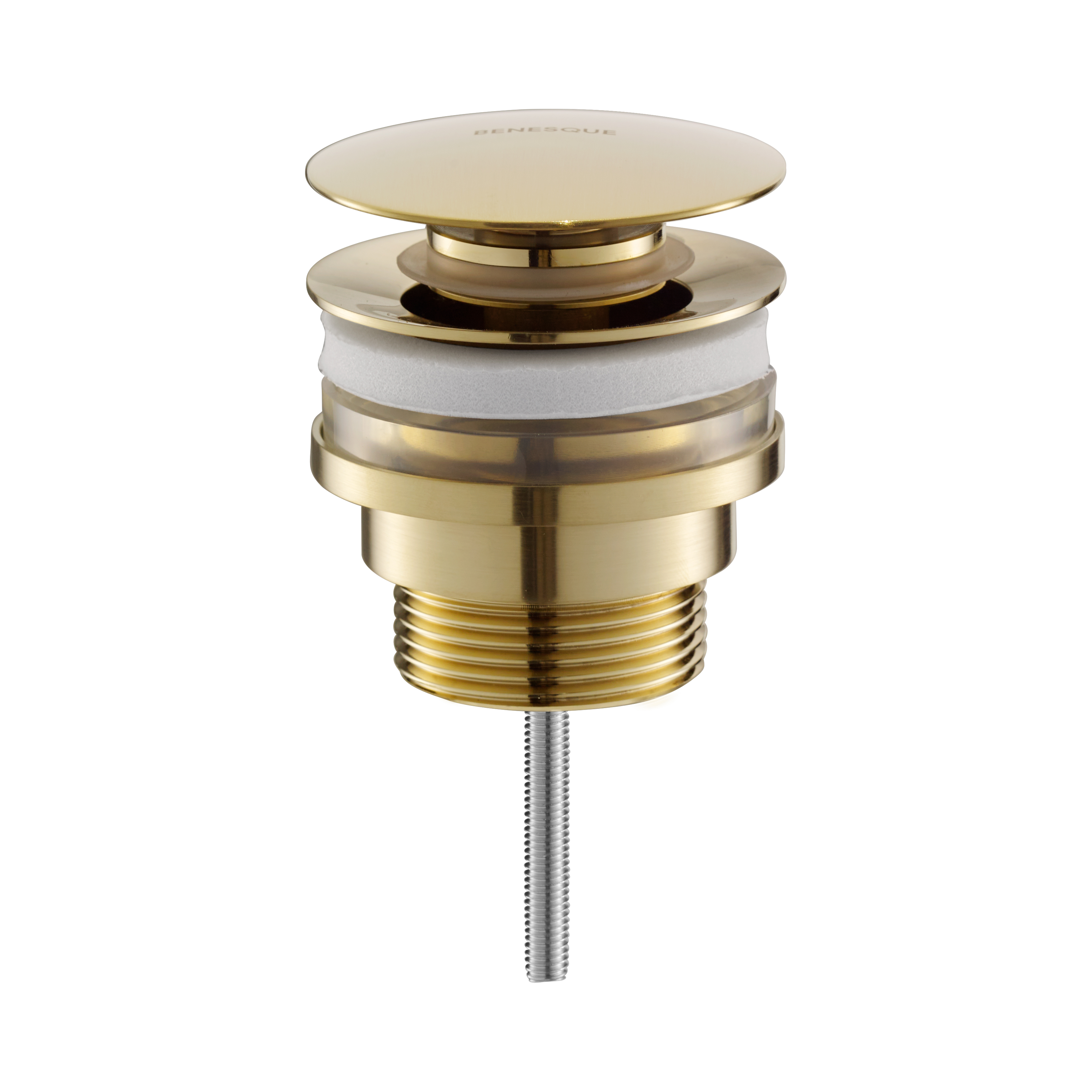 Донный клапан универсальный Benesque 39010204 латунь брашированная