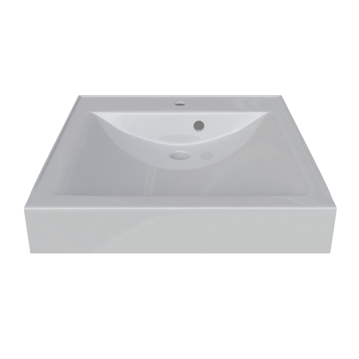 Раковина над стиральной машиной GRAND 600х600 с кронштейнами и сливной системой Altasan