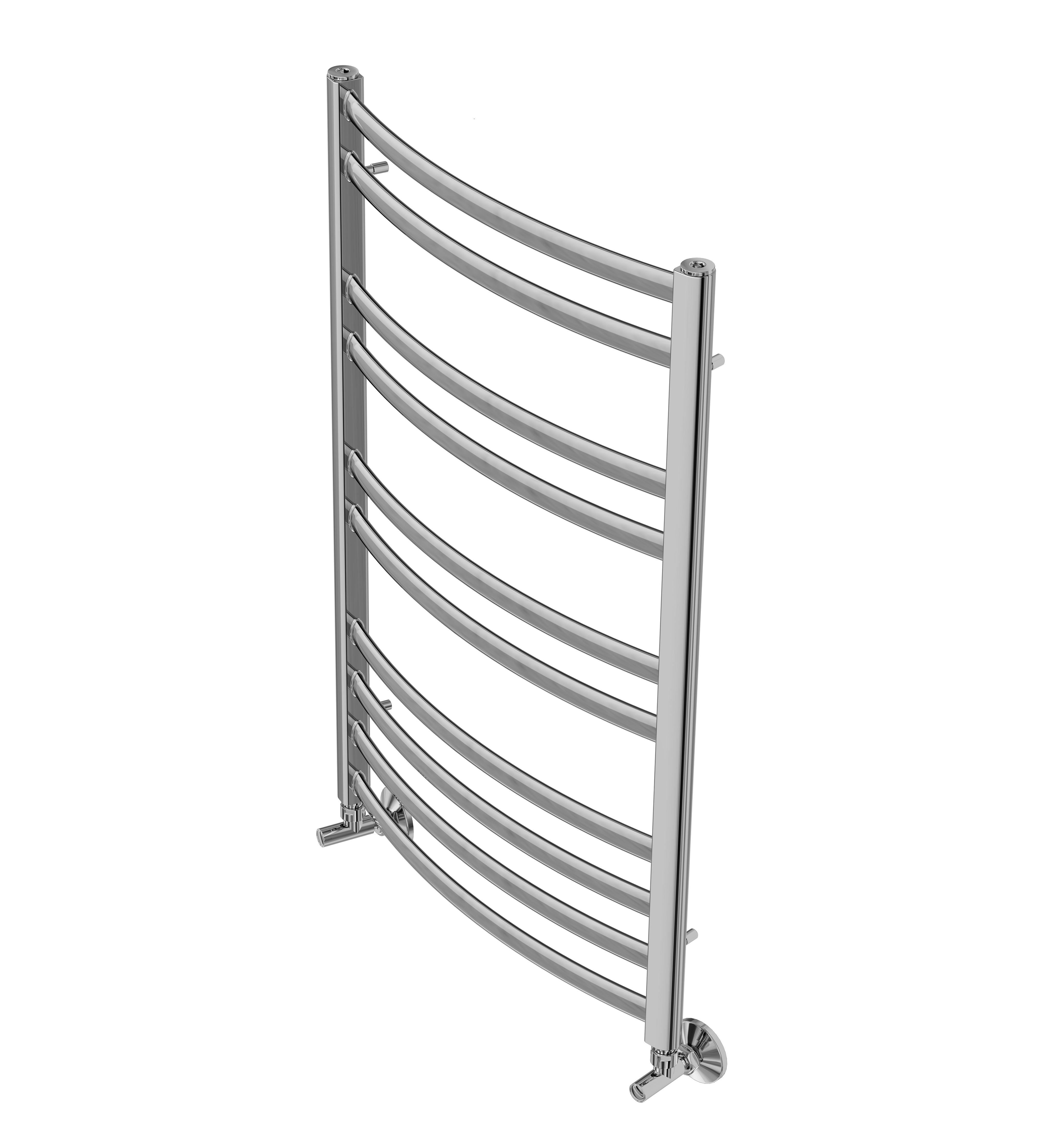 Полотенцесушитель водяной Aquatek Лугано AQ DOC1080CH 80х50 хром