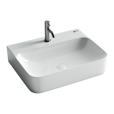 Раковина подвесная 61см Ceramica Nova Aura CN2001 белый