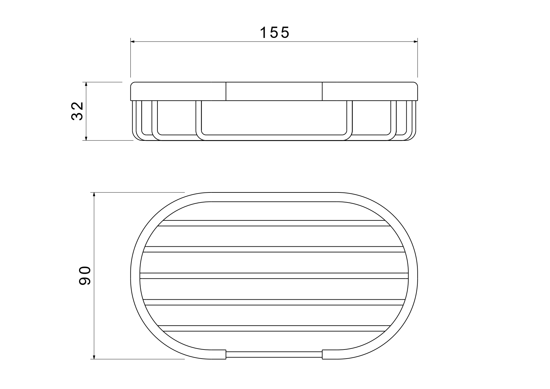 Мыльница-решетка Aquatek AQ4956CR хром