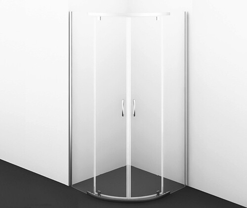 Душевой угол WasserKraft Leine 35P01 90x90x200, профиль хром, стекло прозрачное