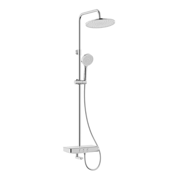 Душевая стойка IDDIS Shelfy SHESBBTi06 хром