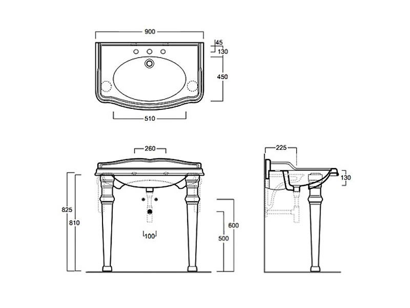 Раковина Simas Arcade AR 864 Белая