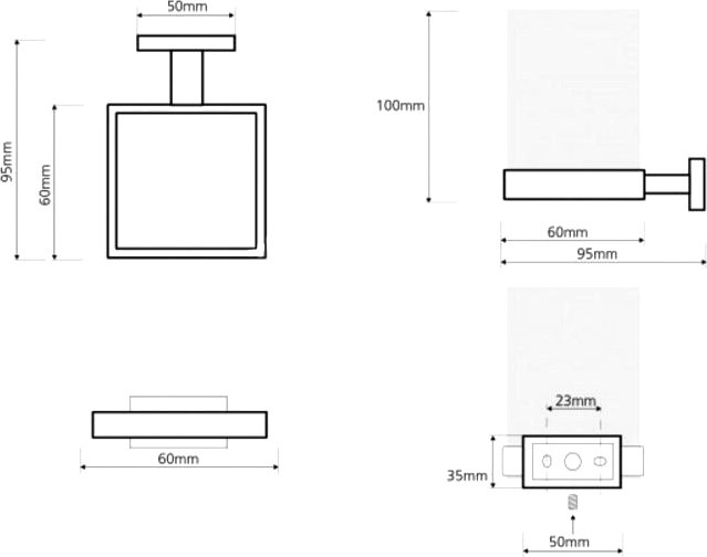 Стакан Bemeta Plaza 118210019 Хром