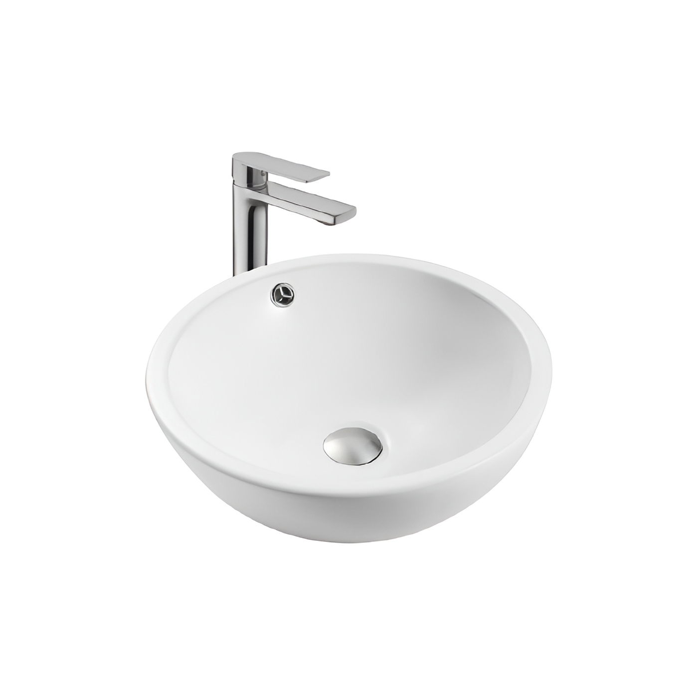 Раковина накладная 44см Aquatek Европа AQ5354-MW белый матовый