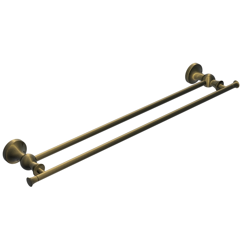 Держатель для полотенец Rush Crete CR35532 двойной Бронза