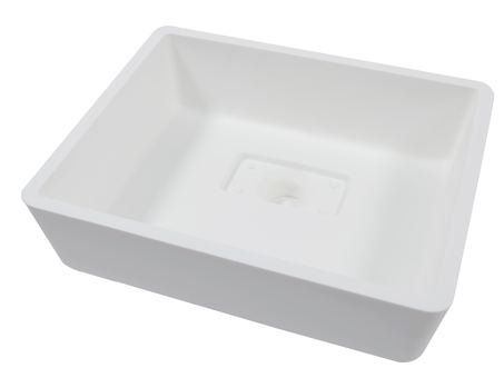 Раковина встраиваемая снизу 39,6см MonteBianco Loreto Uno 12133 белый матовый