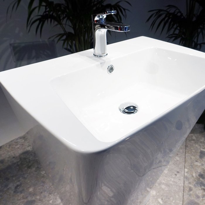 Раковина напольная 63см Azzurra Hera HELF06343T0MBI*1 белый