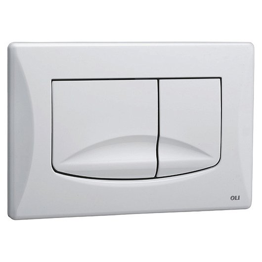 Кнопка смыва для унитазов OLI RIVER DUAL 638501 белый