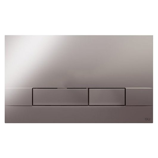 Кнопка смыва для унитазов OLI Pure 148301 хром глянцевый