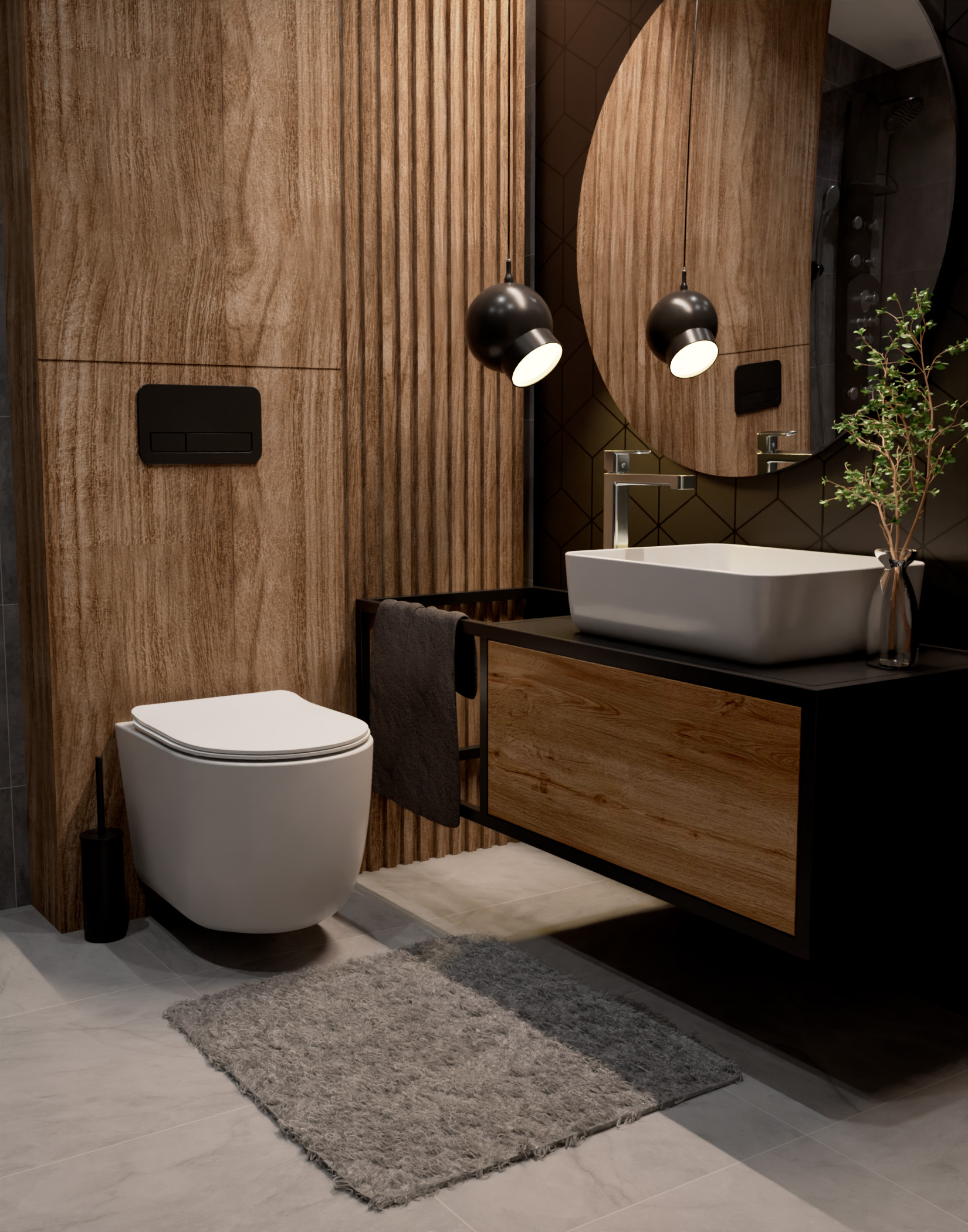 Смеситель для раковины AQUAme Parma AQM6614CR хром