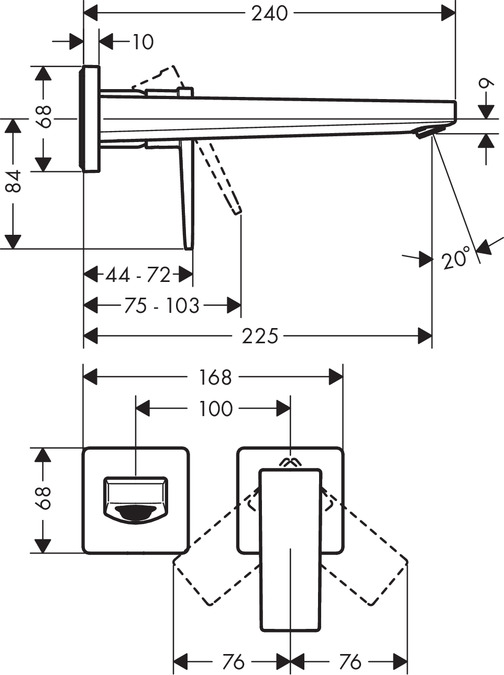 Смеситель для раковины Hansgrohe Metropol 32526000 хром