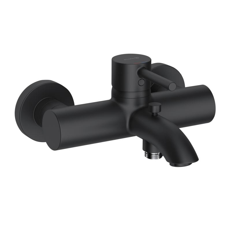 Смеситель для ванны Kludi Bozz 386913976 черный матовый