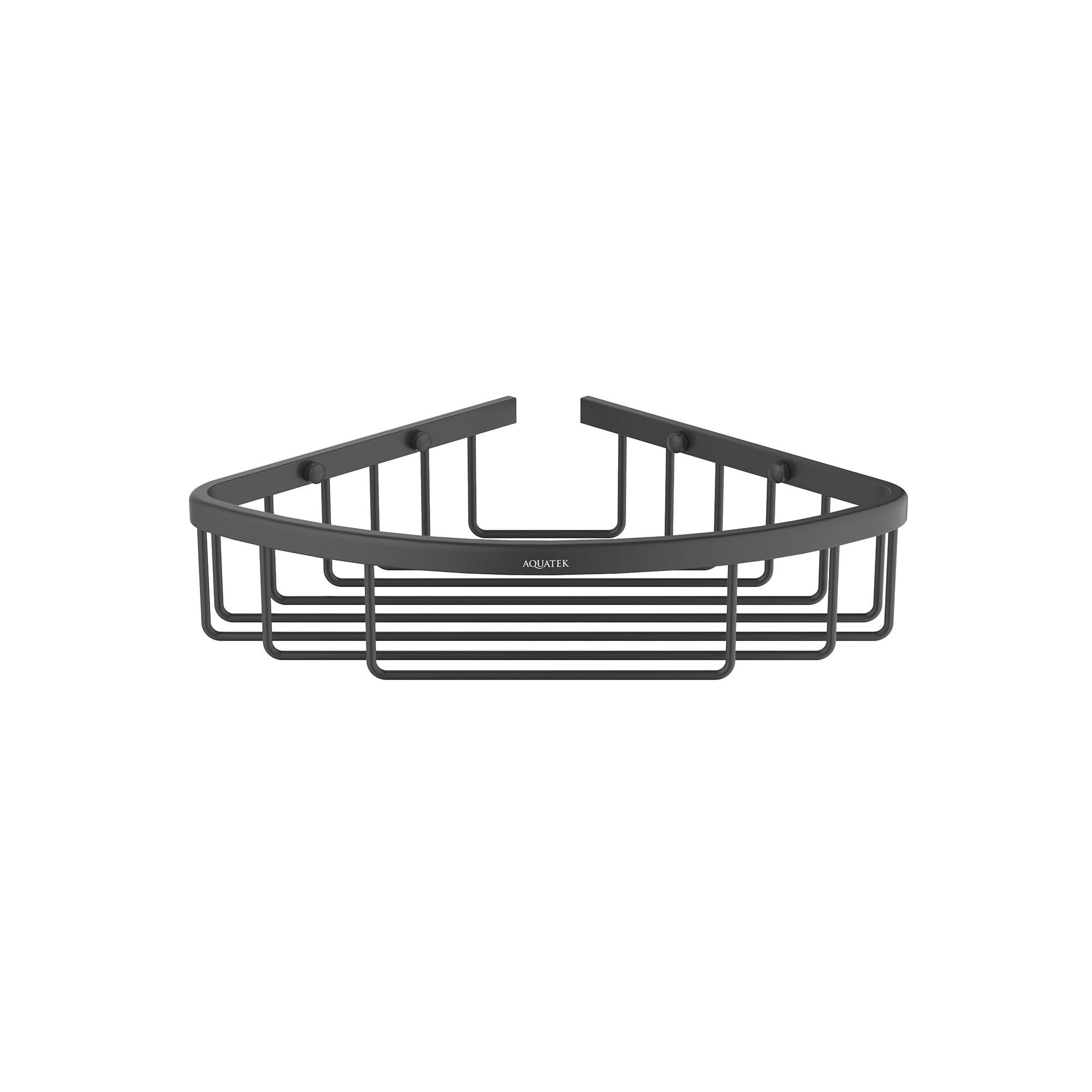 Угловая полка Aquatek AQ4906MB черный матовый