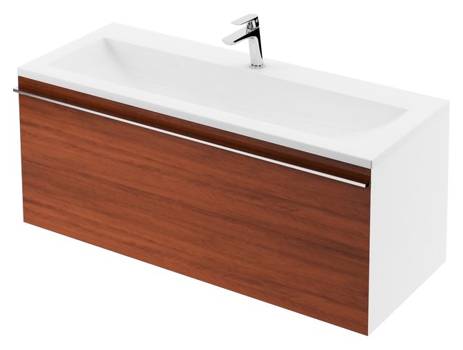 Тумба для комплекта Ravak Clear 100 белая/вишня