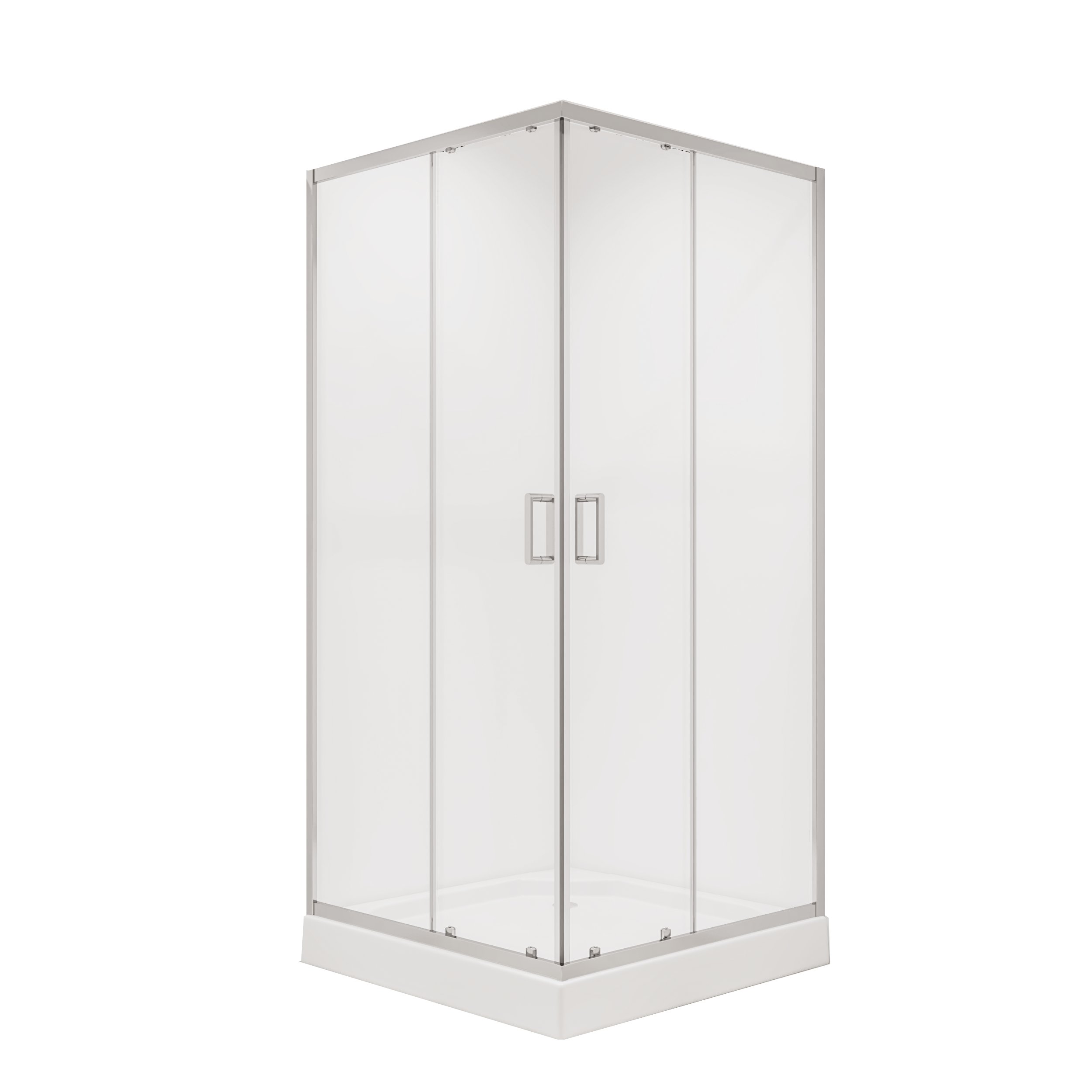 Душевой угол Niagara NG- 6609-08 100x100x190 профиль хром, стекло прозрачное