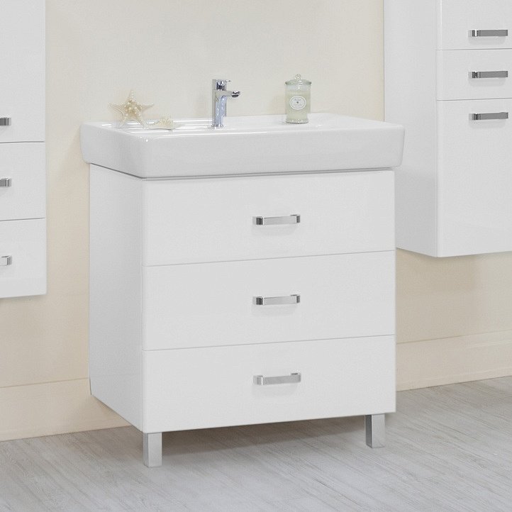 Тумба для комплекта Акватон Америна М 80 белая