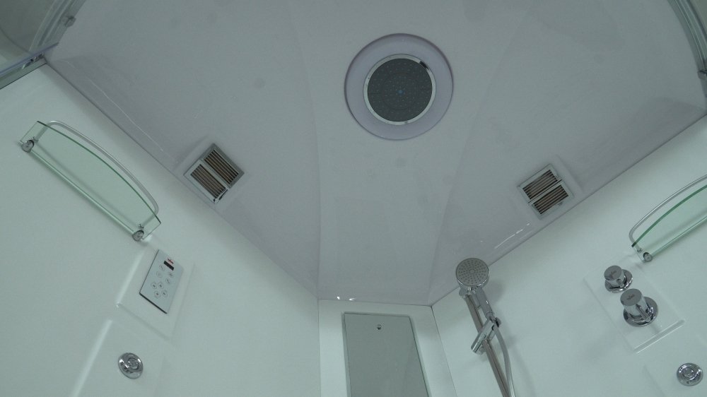 Душевая кабина Timo Lux Т-7735 F 135x135x220 профиль хром глянцевый, стекло рифленое