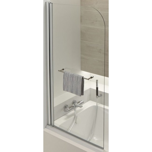 Шторка на ванну Jacob Delafon Odeon Up 80 стекло прозрачное