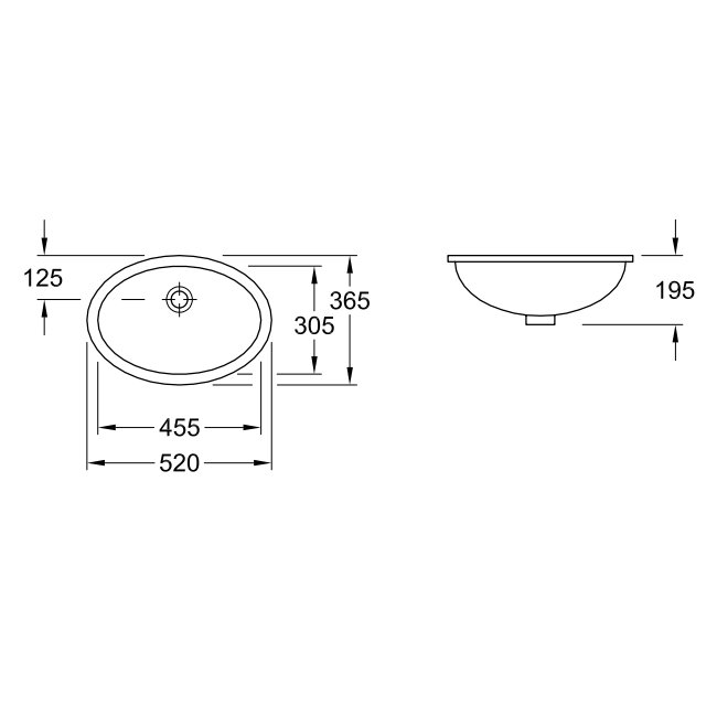 Раковина Villeroy & Boch Evana 6147 46 01 alpin