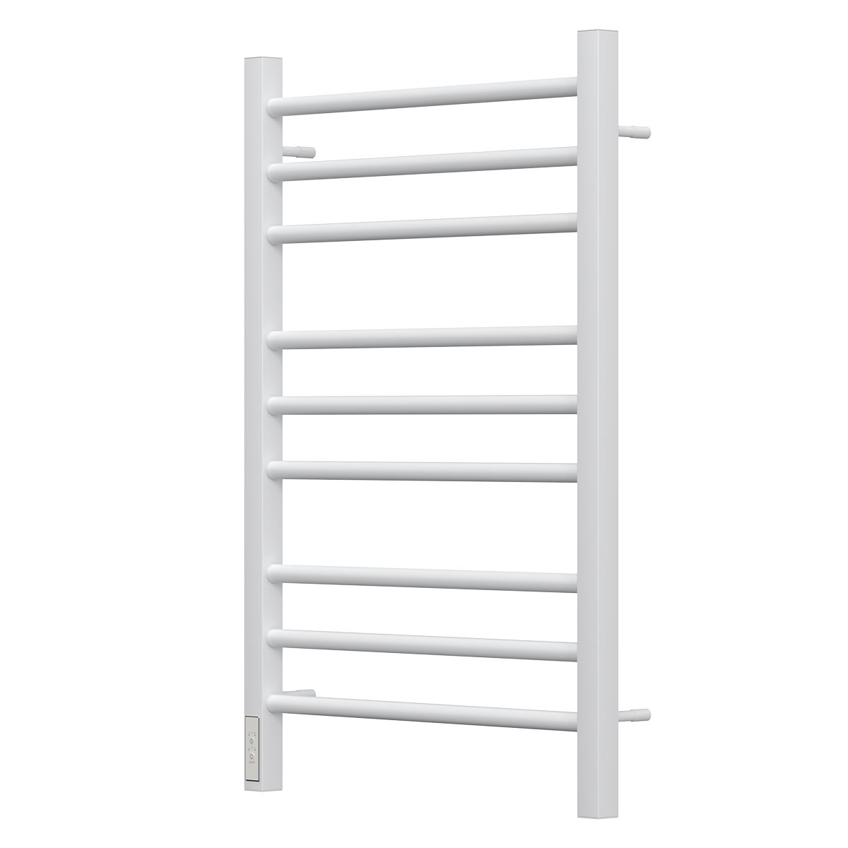 Полотенцесушитель электрический Point PN70758W П9 500x800, диммер слева, белый