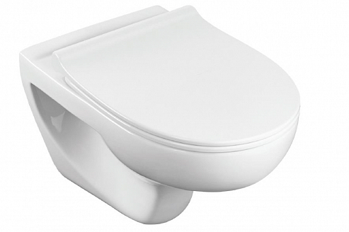 Комплект унитаза с инсталляцией Roca Victoria 893105010, глубина унитаза 54см, без клавиши в комплекте, с микролифтом, безободковый, быстросъемное