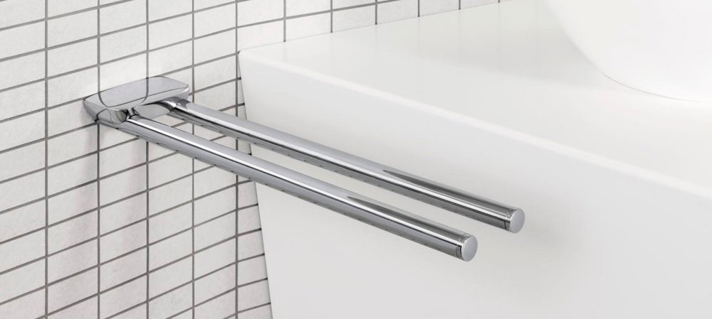 Полотенцедержатель Kludi Ambienta 5397705 двойной Хром