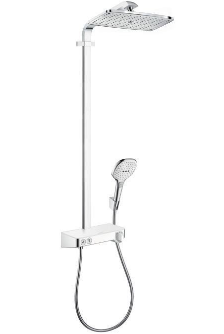 Душевая стойка Hansgrohe Raindance Select E 27288400 хром/белый