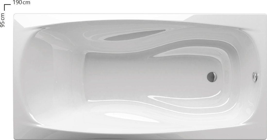 Акриловая ванна Ravak  XXL CA91000000 190X95 N БЕЛАЯ