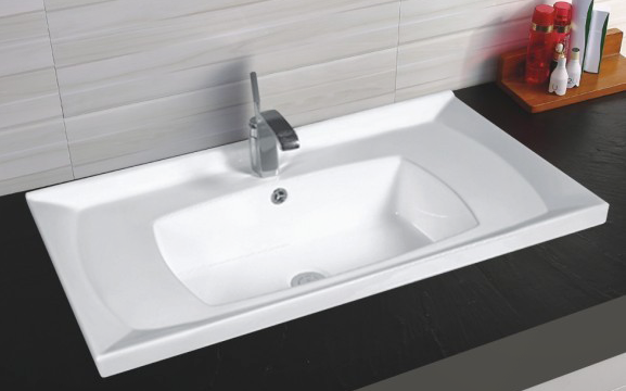 Раковина встраиваемая сверху 61см Gid NYJ841-60 белый