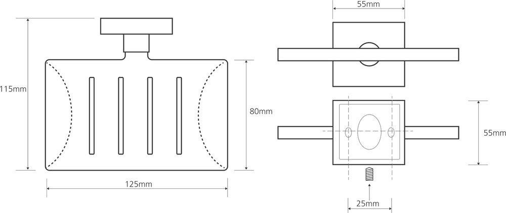 Мыльницы Bemeta Beta 132208082 Хром