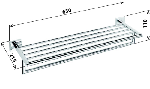 Полки для полотенец Bemeta Beta 132205072 Хром