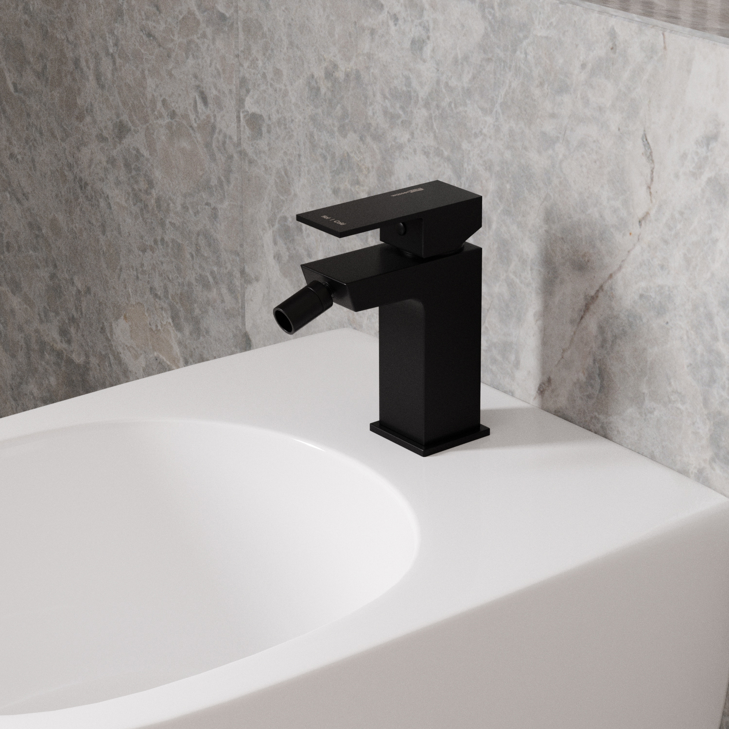 Смеситель для биде WasserKraft Abens 2006 черный матовый