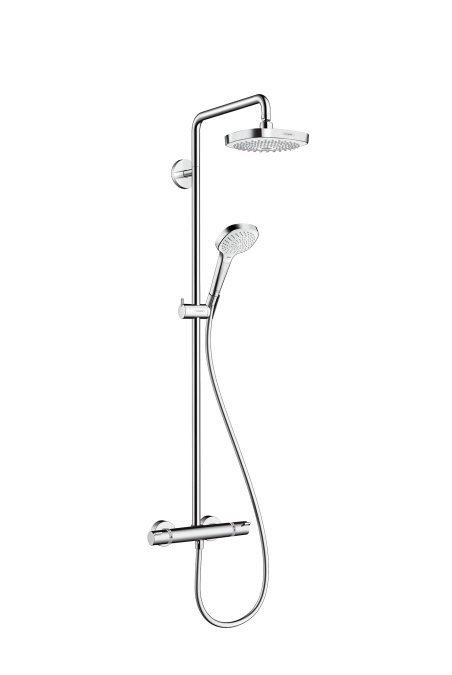 Душевая стойка Hansgrohe Croma Select E 27257400 хром;белый