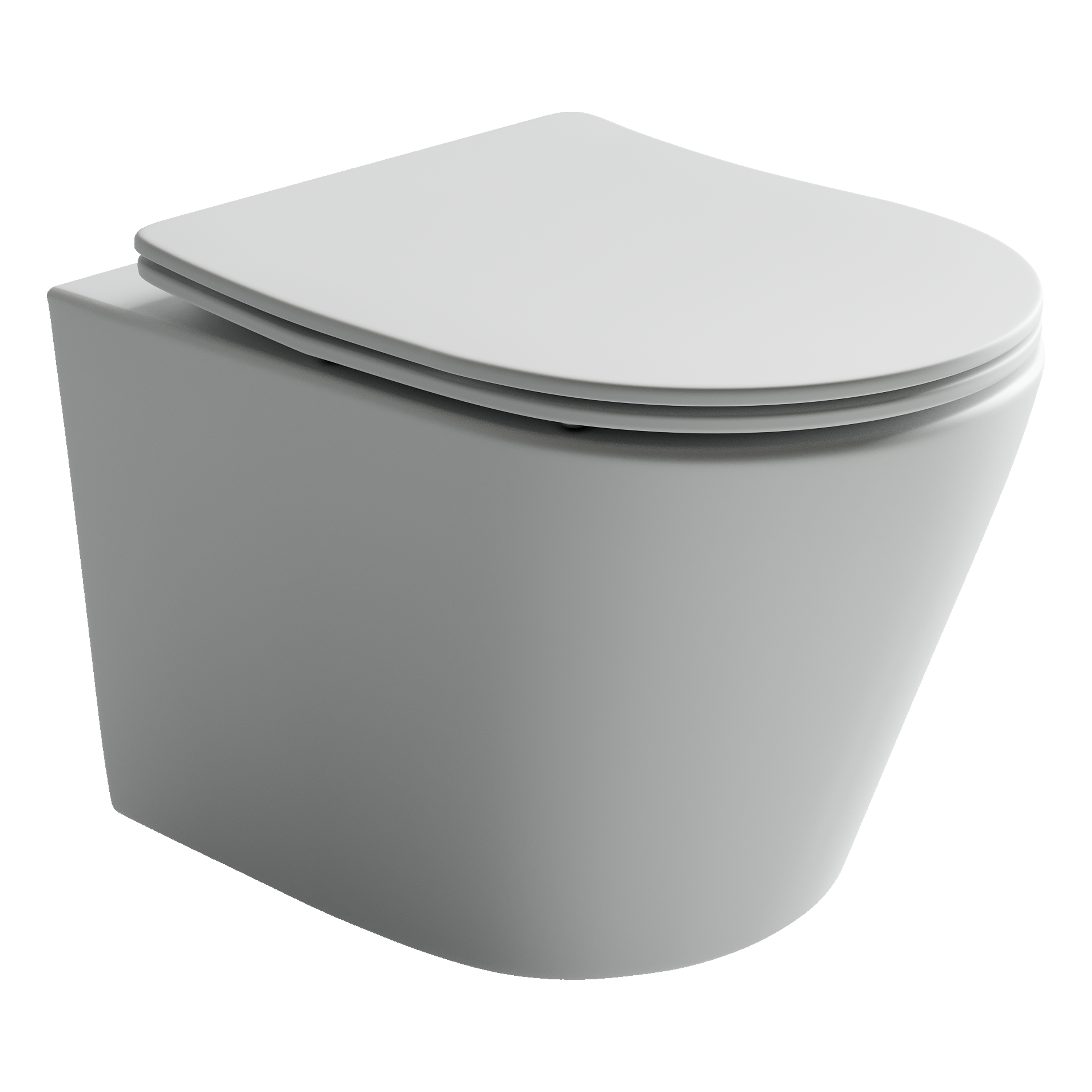 Унитаз подвесной безободковый Ceramica Nova Balearica CN6000MW белый матовый