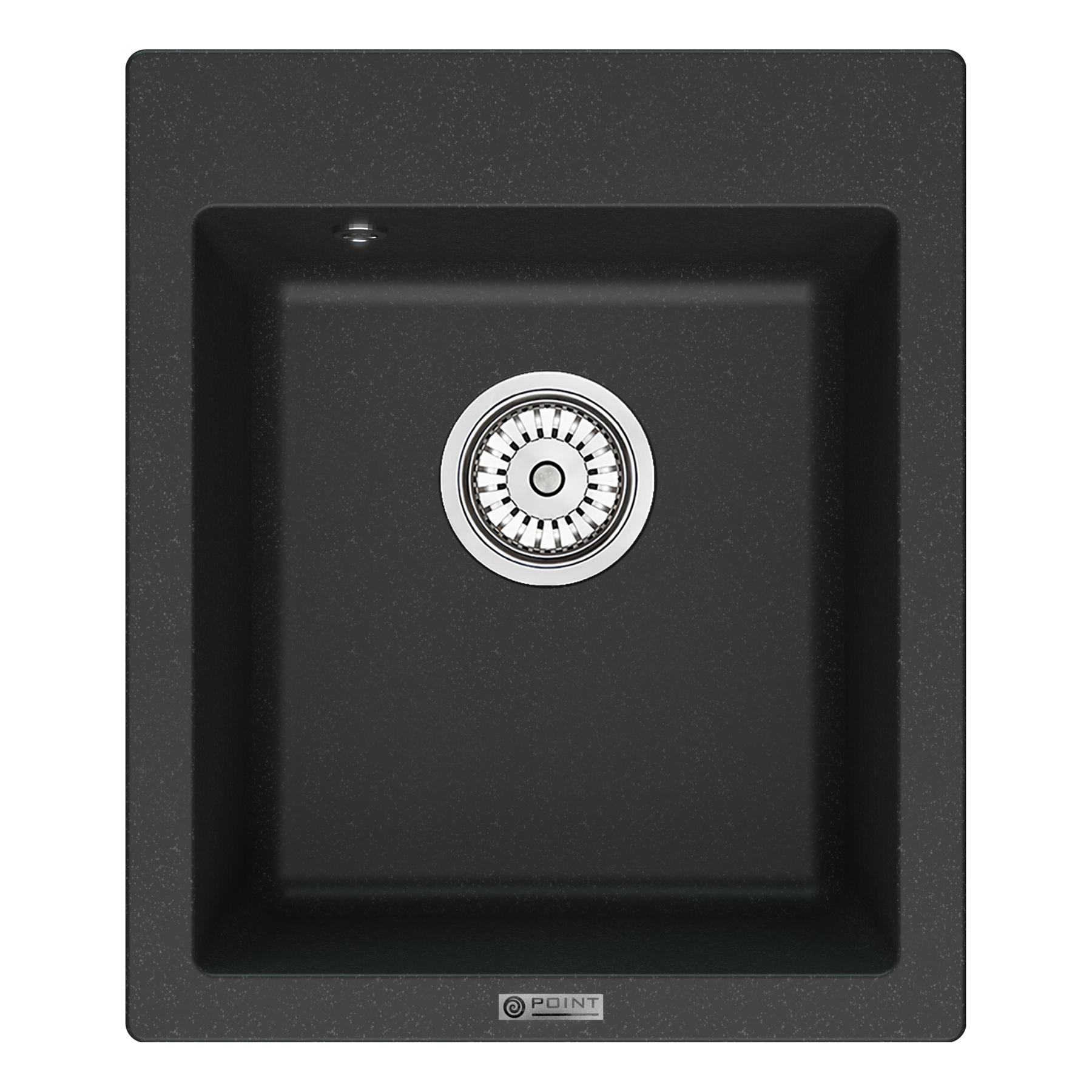 Мойка кухонная Point Динара 42 PN3004B, черный