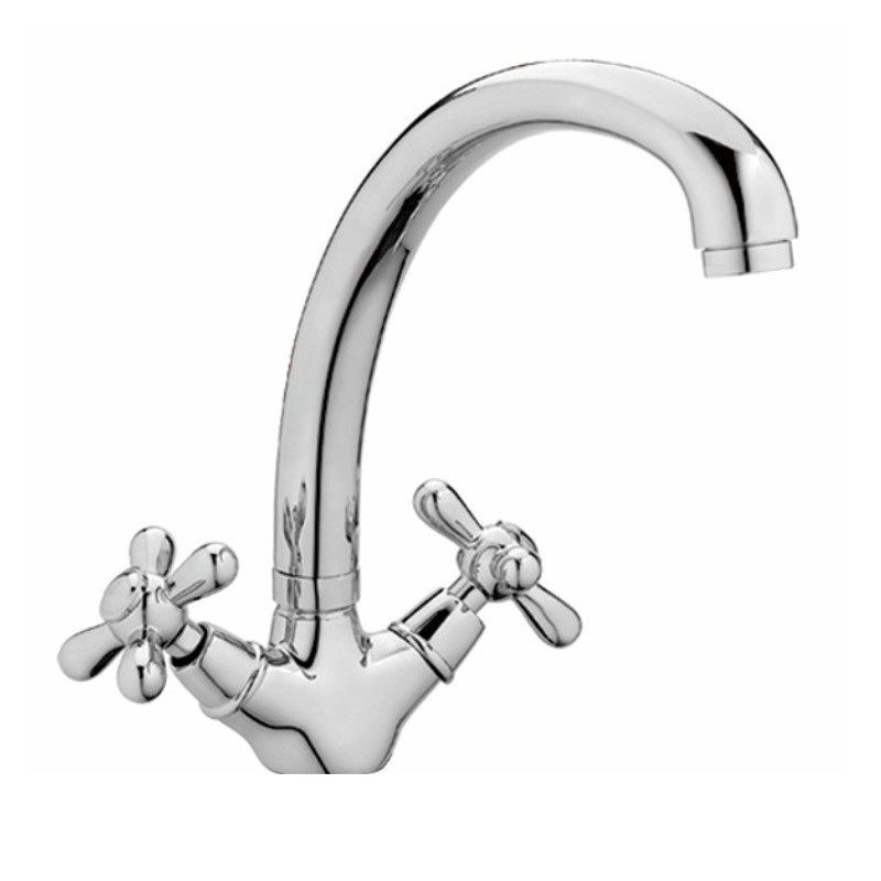 Смеситель для кухни Haiba HB4325, хром