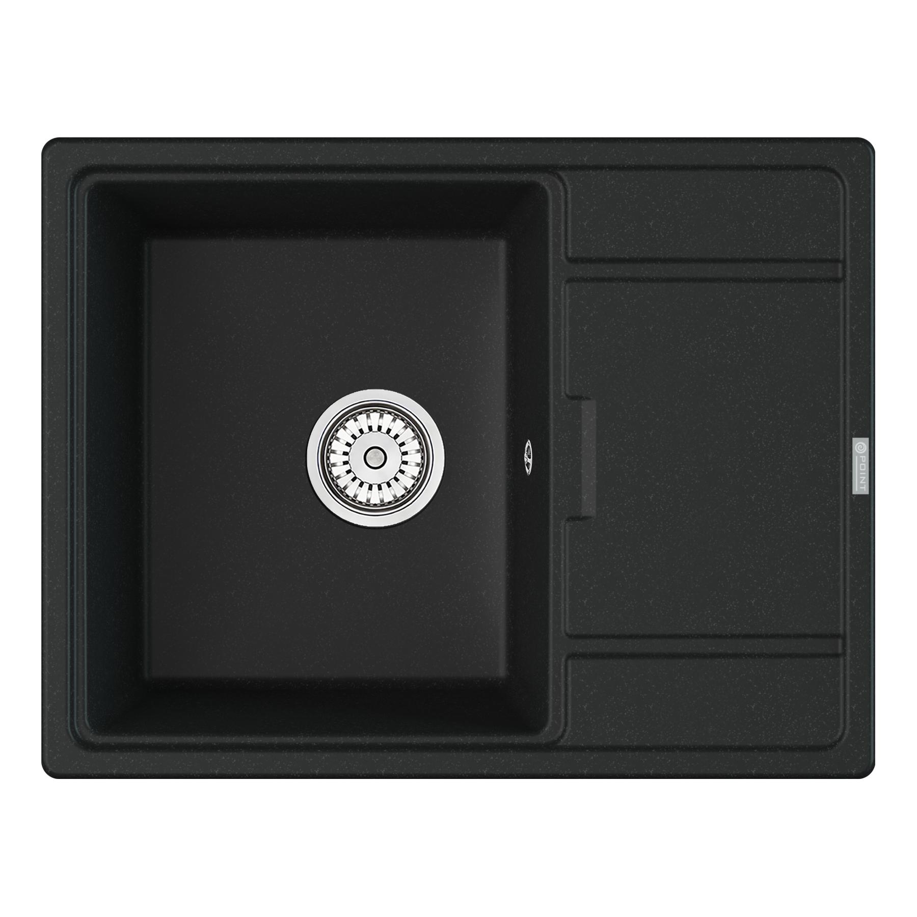 Мойка кухонная Point Стил 65 PN3009B, черный