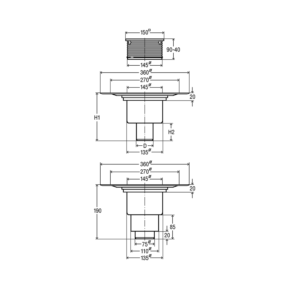 Душевой трап Viega Advantix 557188