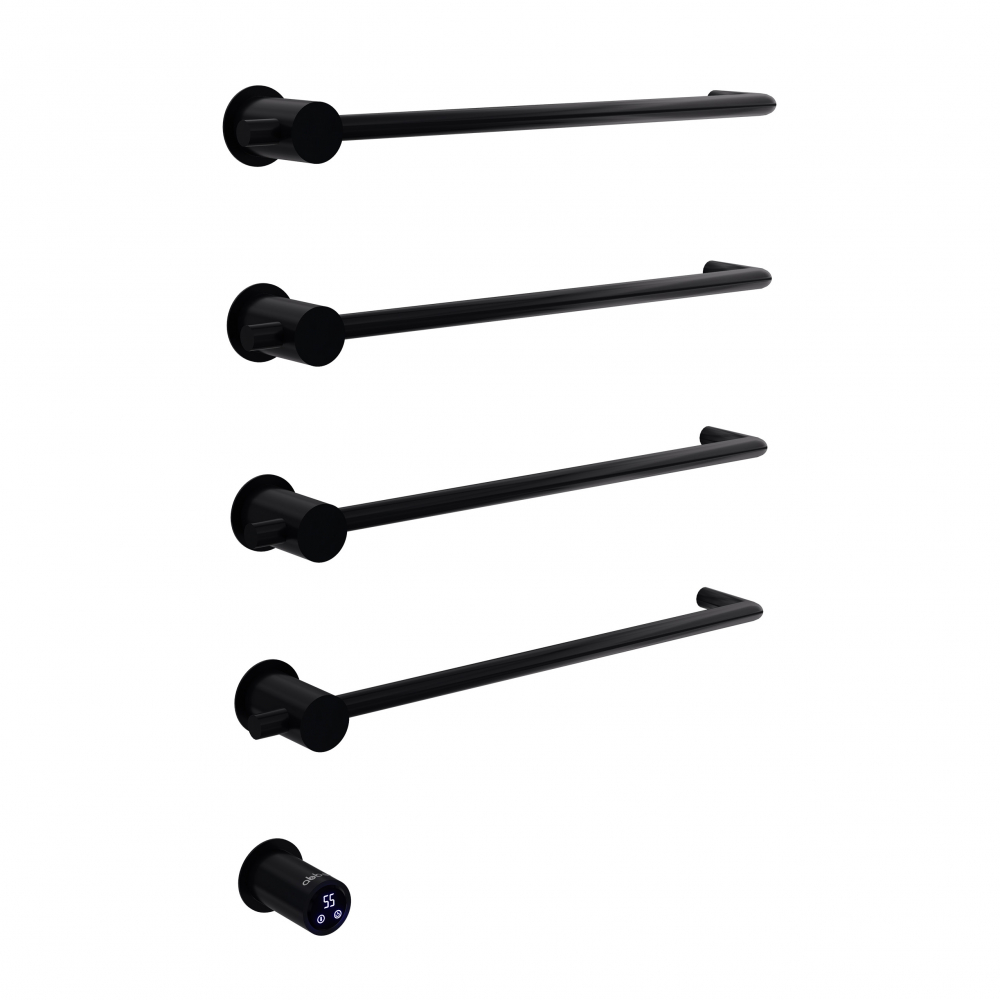 Полотенцесушитель электрический ABBER Charme AH4004MB черный матовый