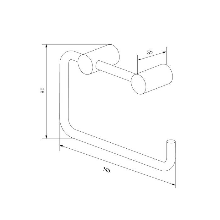 Держатель туалетной бумаги IDDIS Petite PETWT00i43 белый матовый