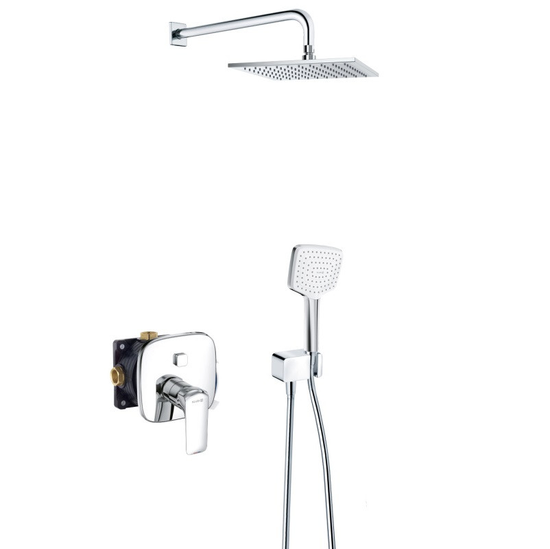 Встраиваемая душевая система со смесителем Kludi Ameo 416400575 хром