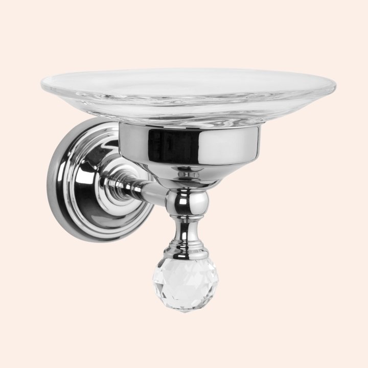 Мыльница TW Crystal TWCR106 Хром/сваровски