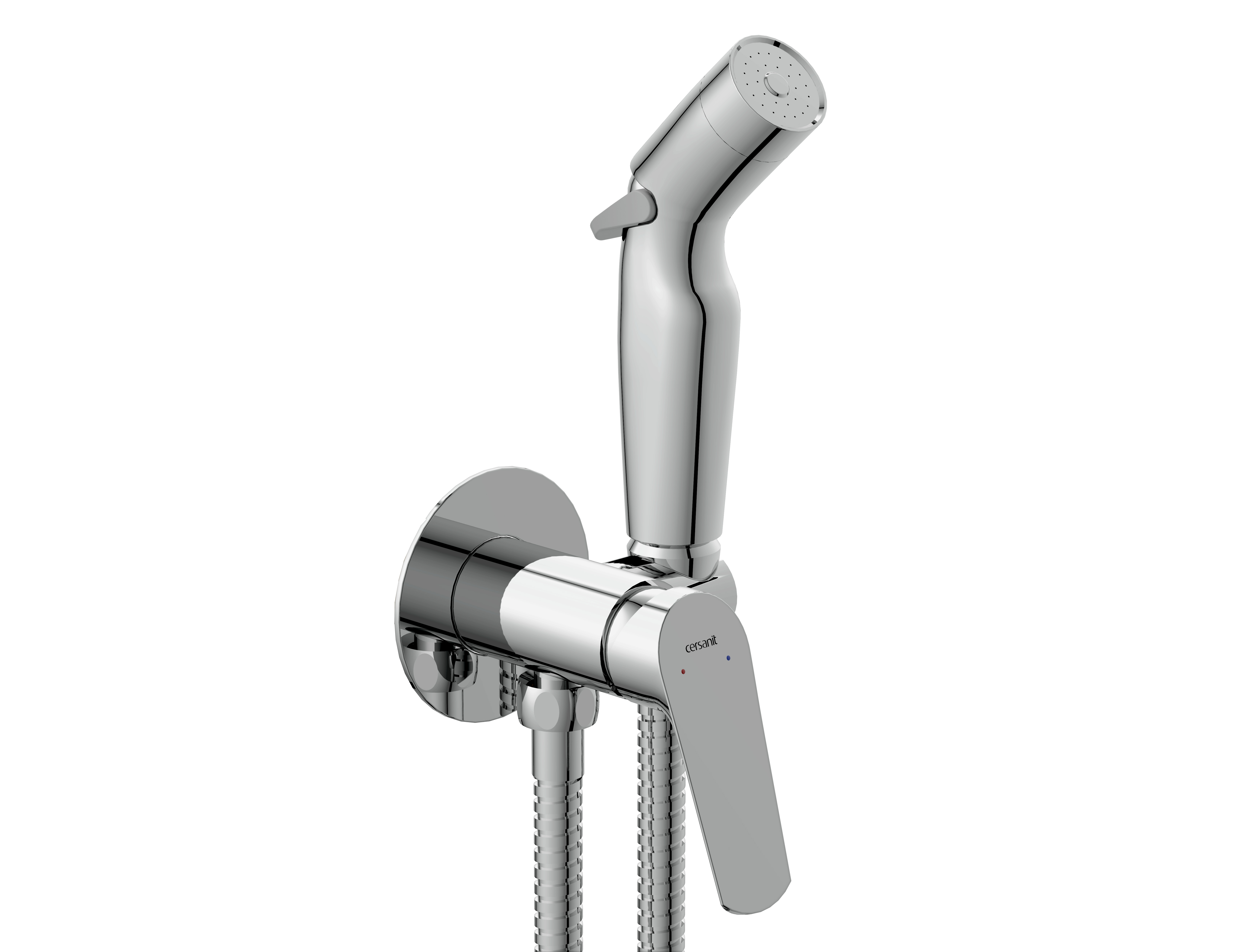 Гигиенический душ со смесителем Cersanit FLAVIS 64104 хром
