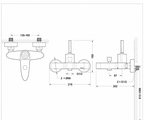 Смеситель для кухни Bravat Spring F779113C-1 хром