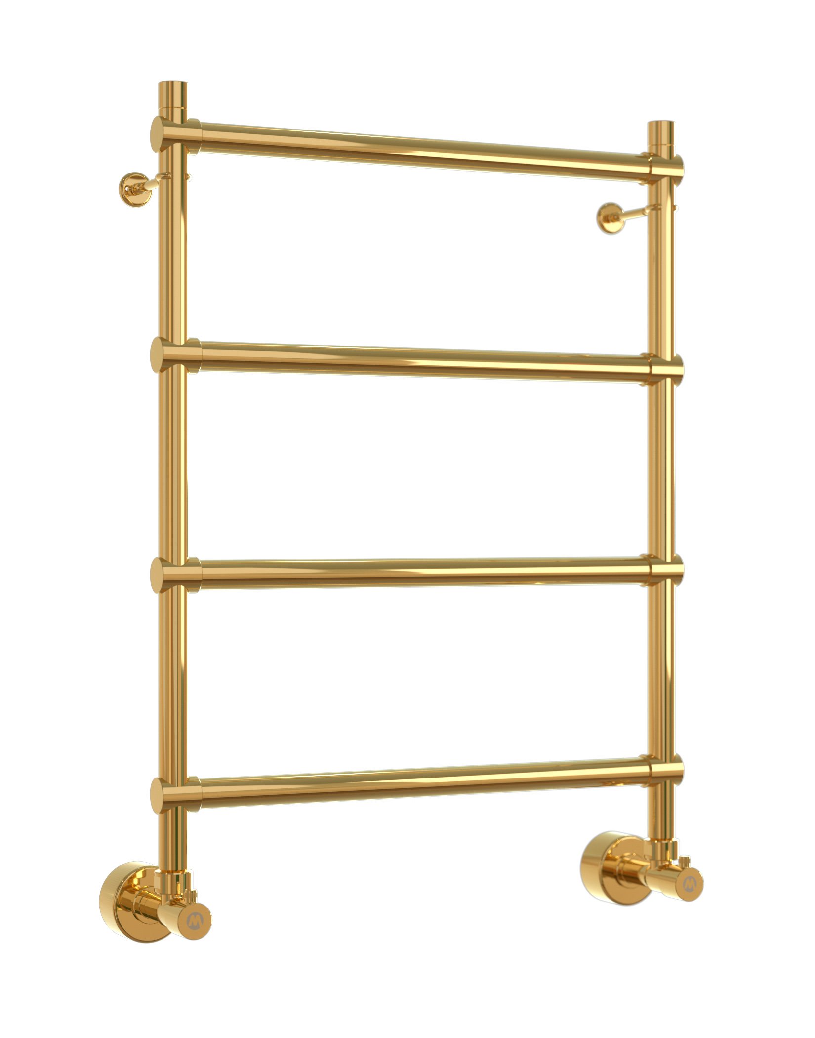 Полотенцесушитель водяной Margaroli Sole 4424704GON 72х53 золото